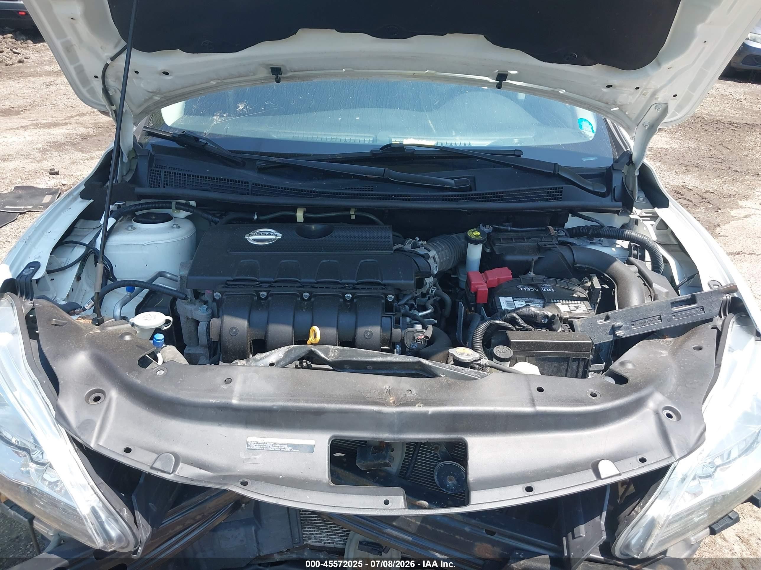 2015 Nissan Sentra Sr Белый vin: 3N1AB7AP2FY266480