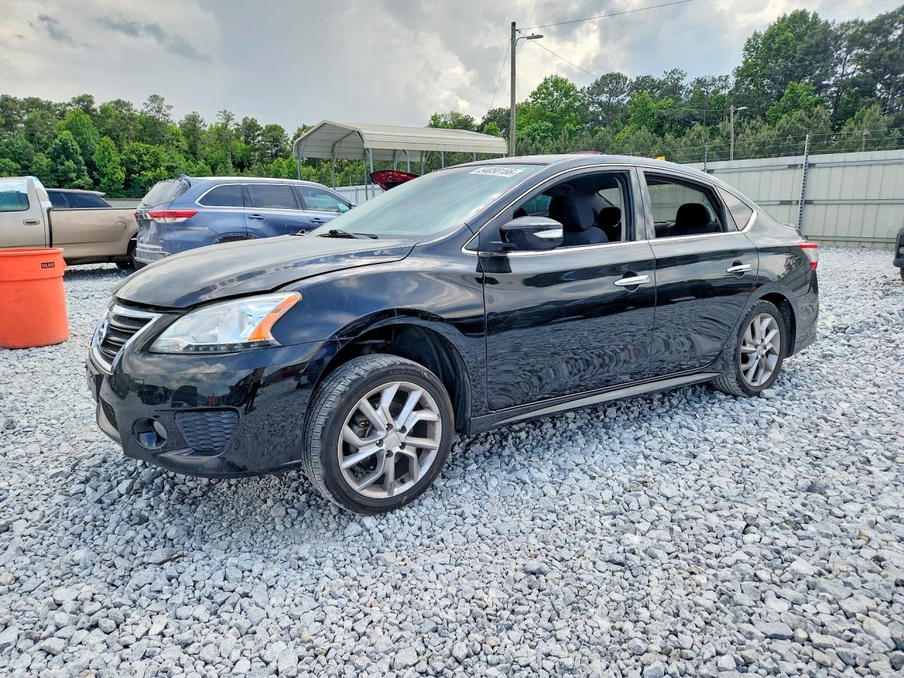 2015 Nissan Sentra Sr Black vin: 3N1AB7AP2FY269590