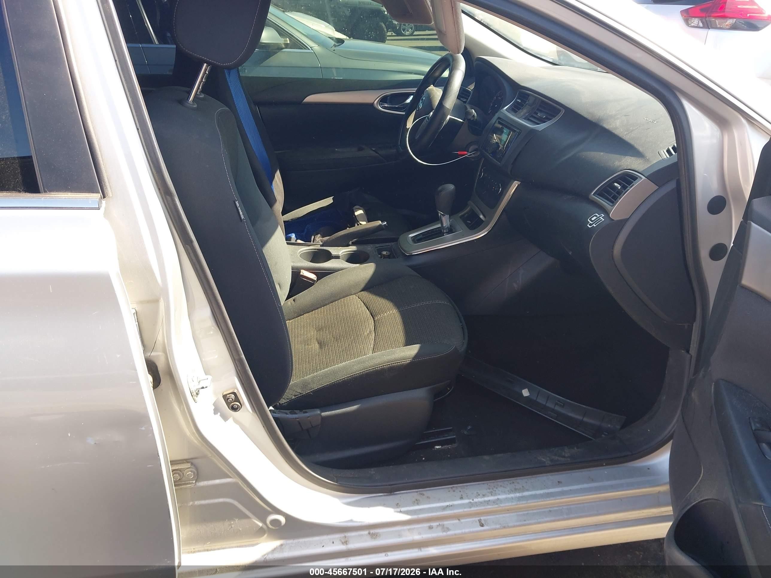 2015 Nissan Sentra S Silver vin: 3N1AB7AP2FY271596