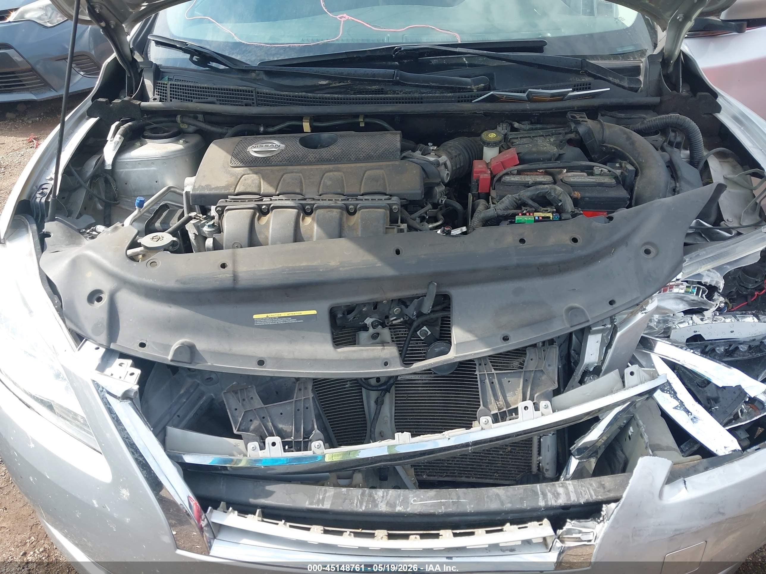 2015 Nissan Sentra S Silver vin: 3N1AB7AP2FY275065