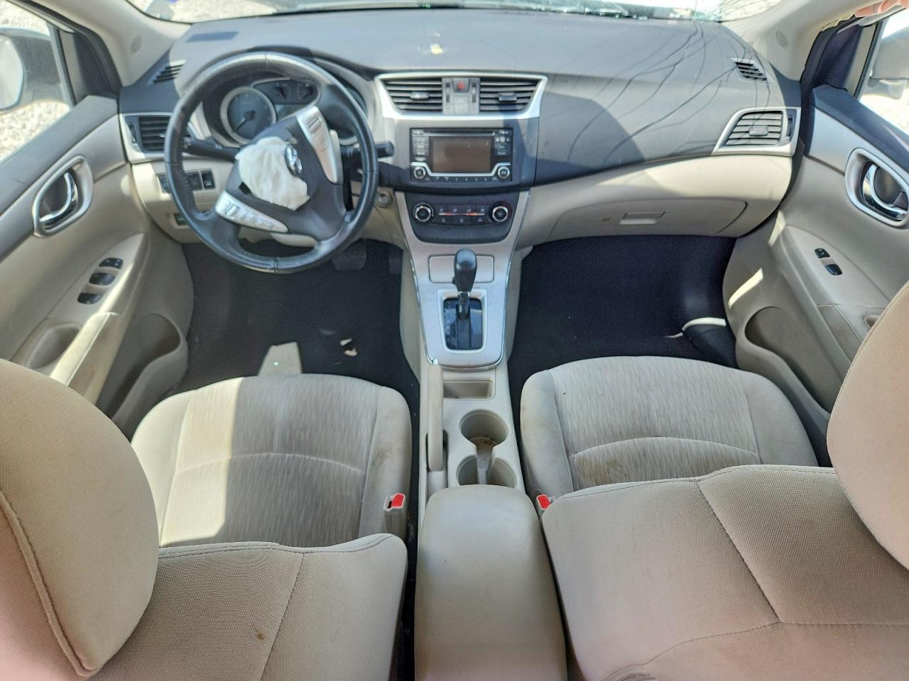 2015 Nissan Sentra Sv Белый vin: 3N1AB7AP2FY278614