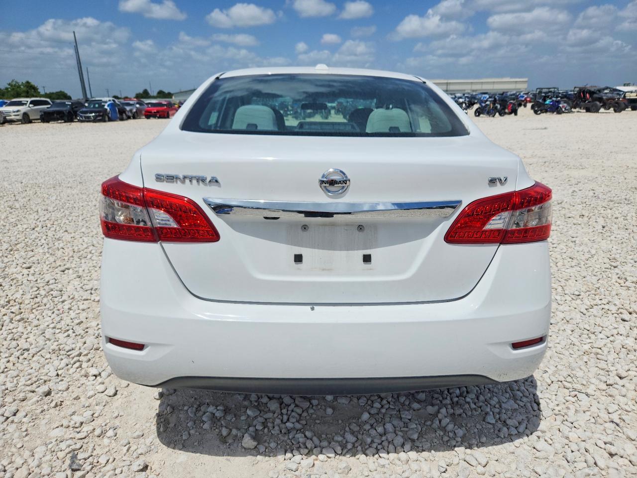 2015 Nissan Sentra Sv Белый vin: 3N1AB7AP2FY278614