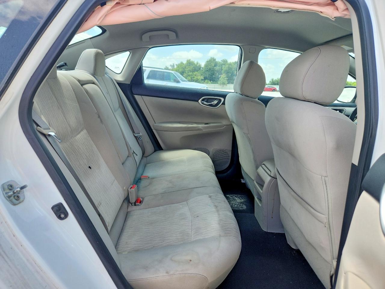 2015 Nissan Sentra Sv Белый vin: 3N1AB7AP2FY278614