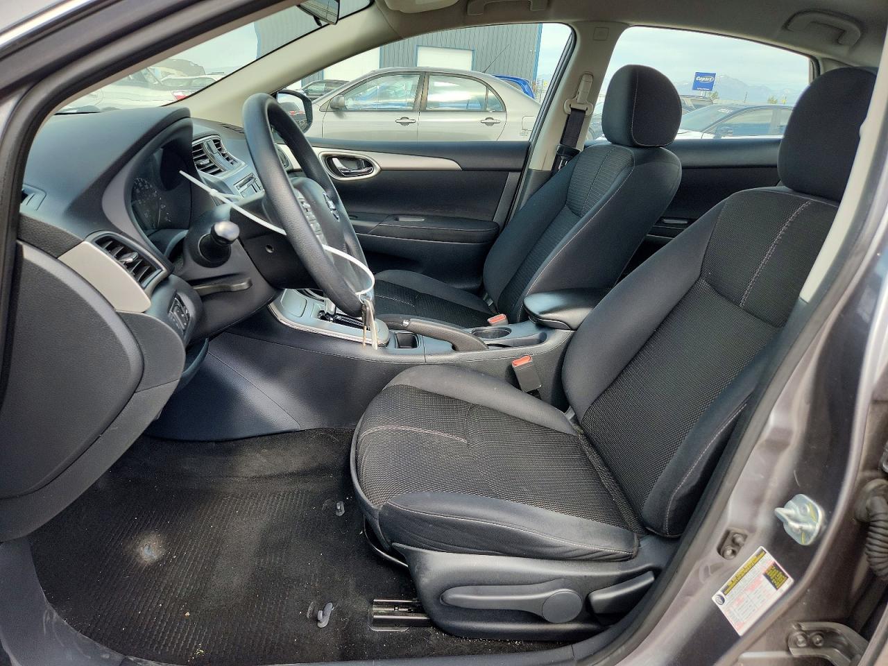 2015 Nissan Sentra S Gray vin: 3N1AB7AP2FY282260