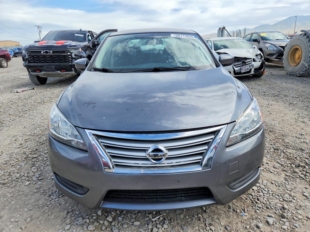 2015 Nissan Sentra S Gray vin: 3N1AB7AP2FY282260