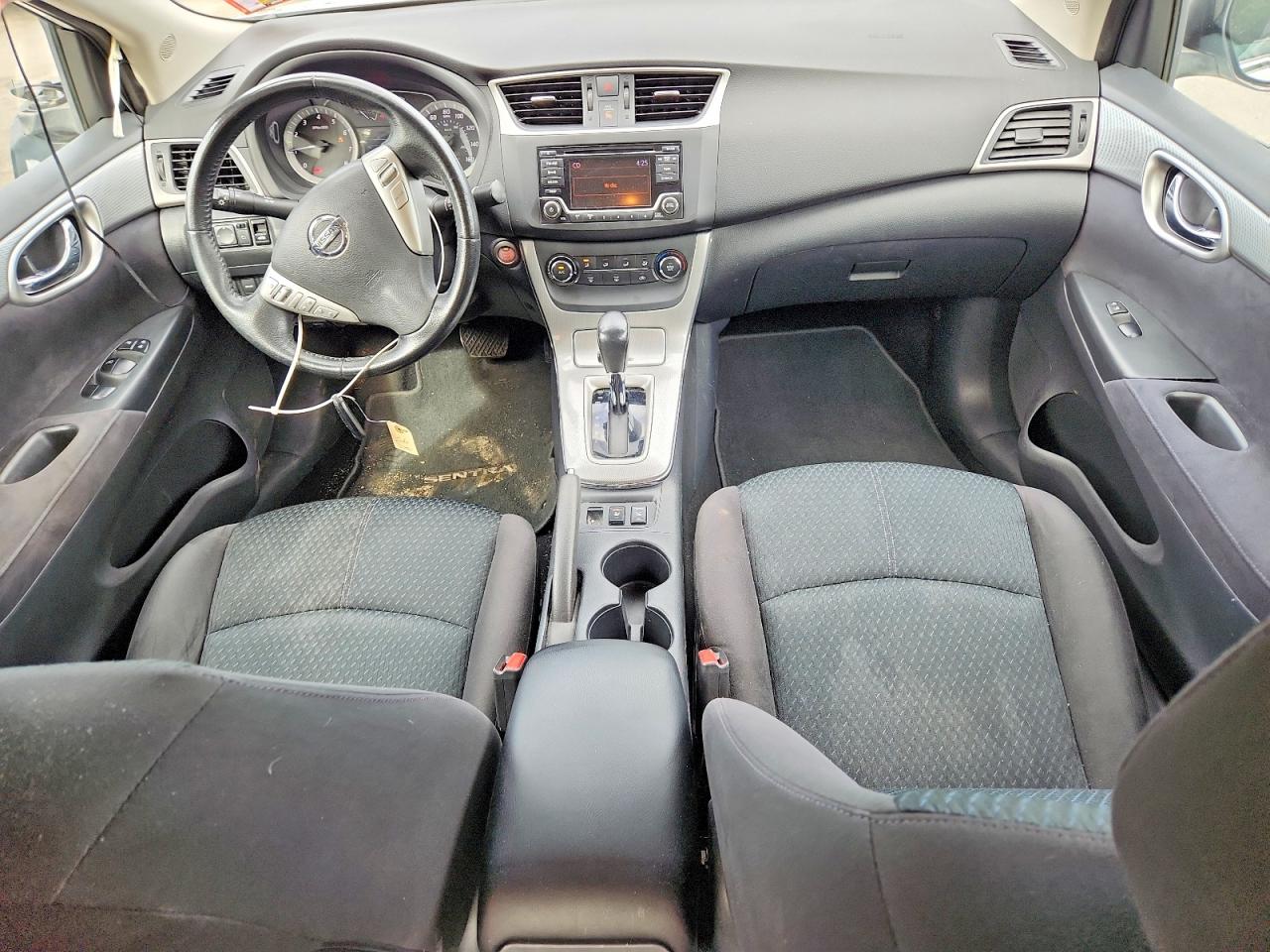 2015 Nissan Sentra S White vin: 3N1AB7AP2FY282484