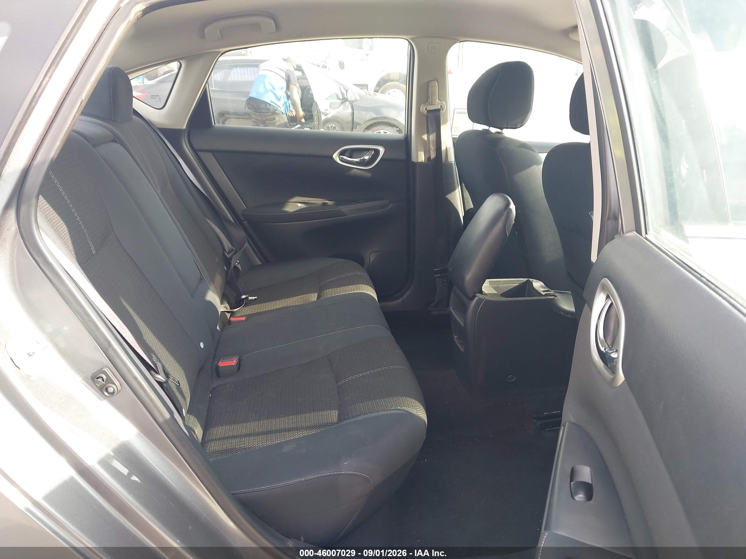 2015 Nissan Sentra S Gray vin: 3N1AB7AP2FY283540