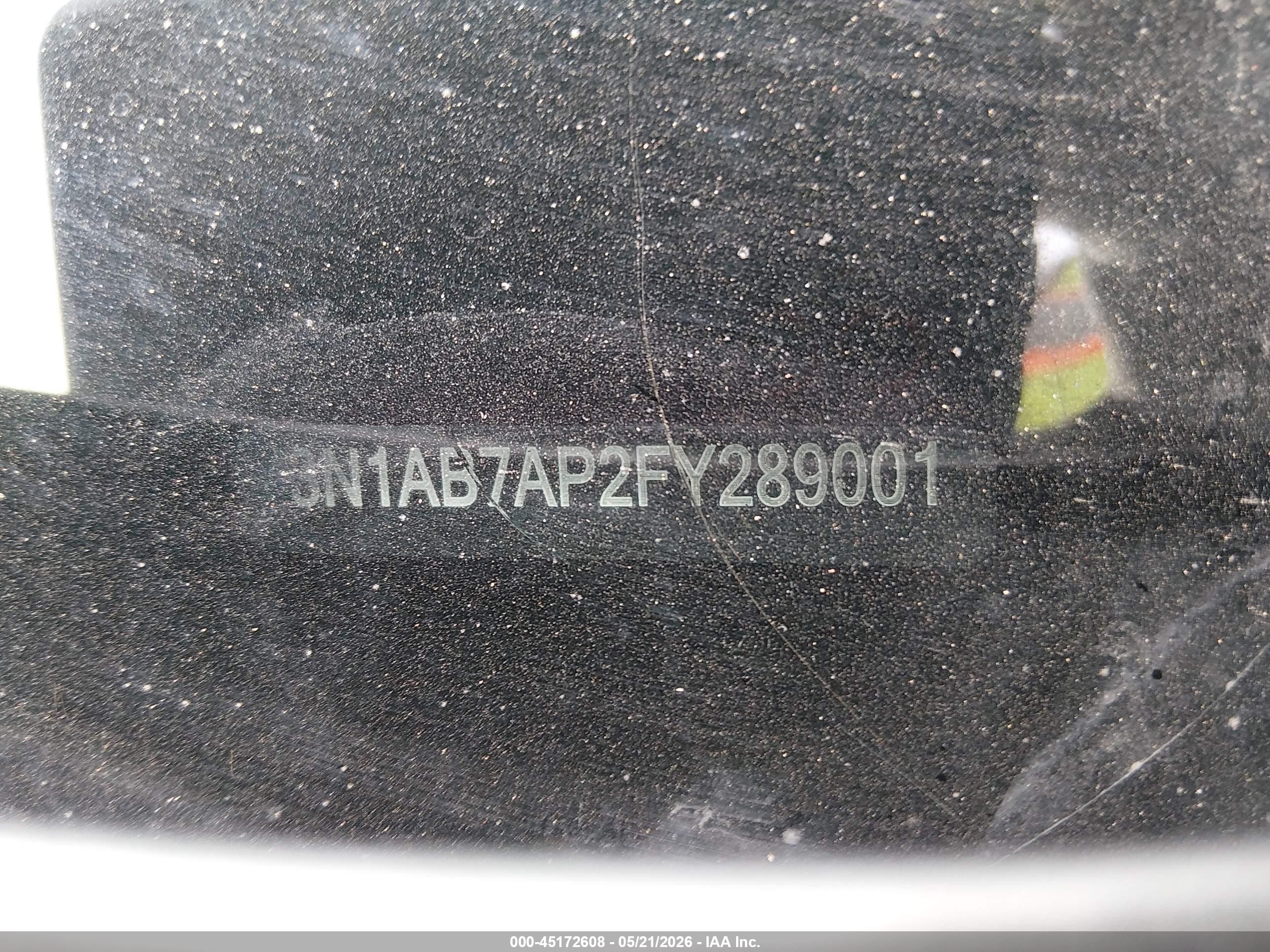 2015 Nissan Sentra Sv Gray vin: 3N1AB7AP2FY289001