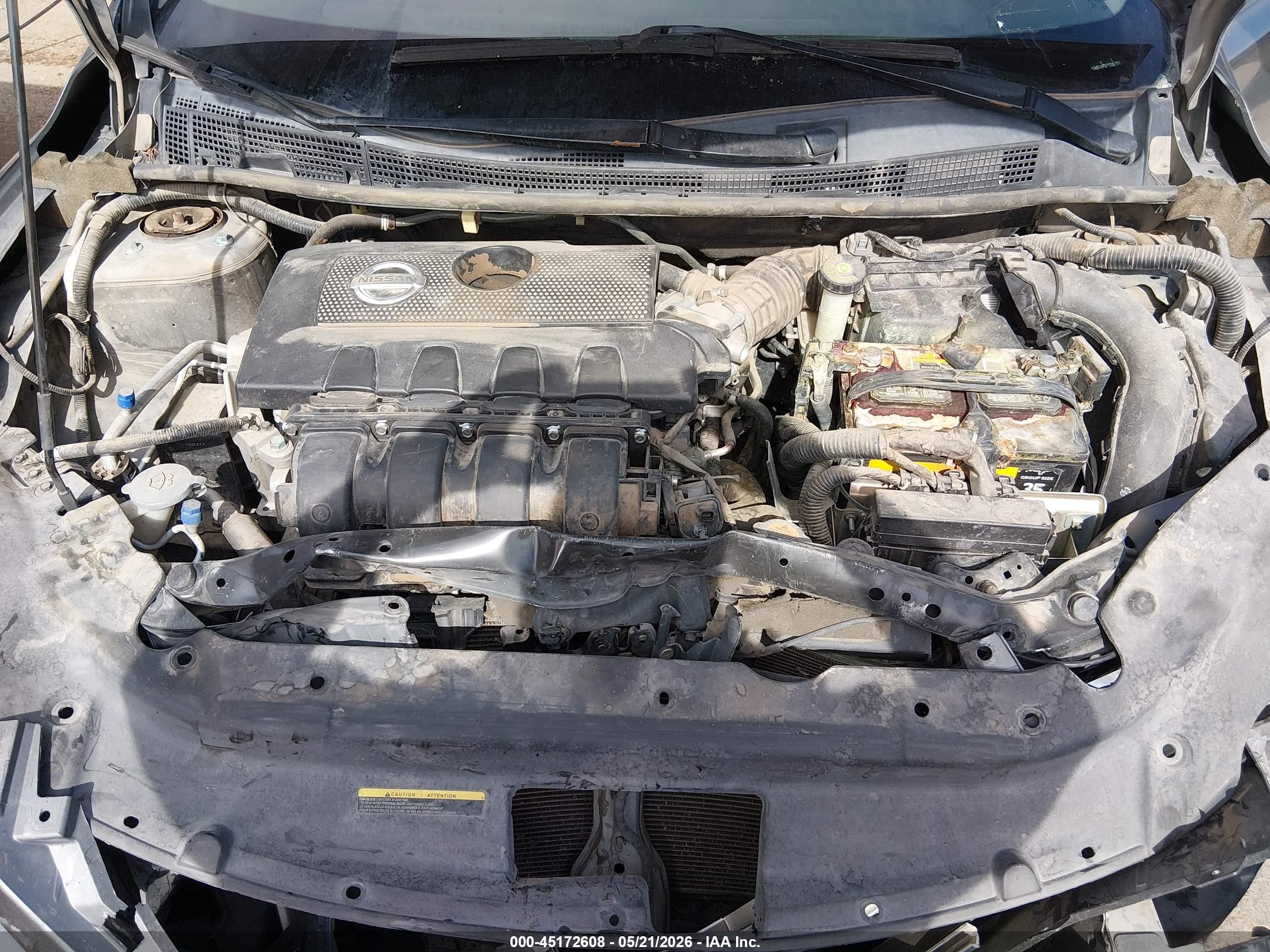 2015 Nissan Sentra Sv Gray vin: 3N1AB7AP2FY289001