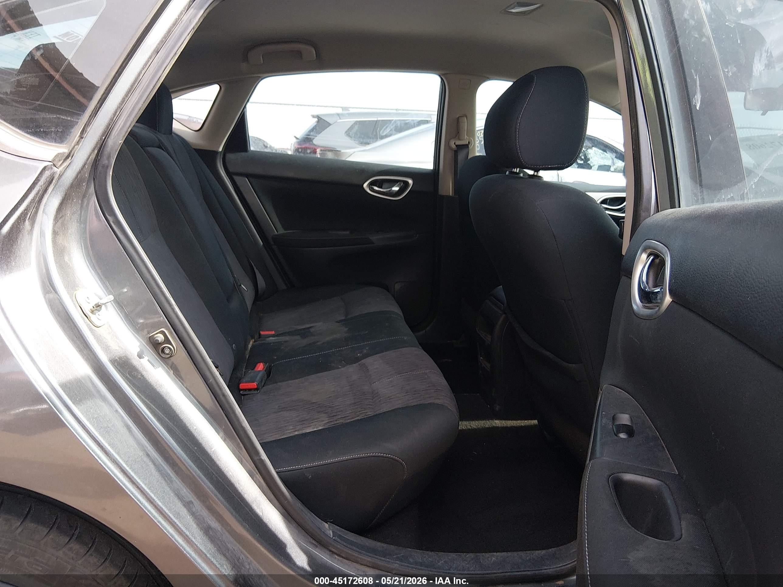 2015 Nissan Sentra Sv Gray vin: 3N1AB7AP2FY289001