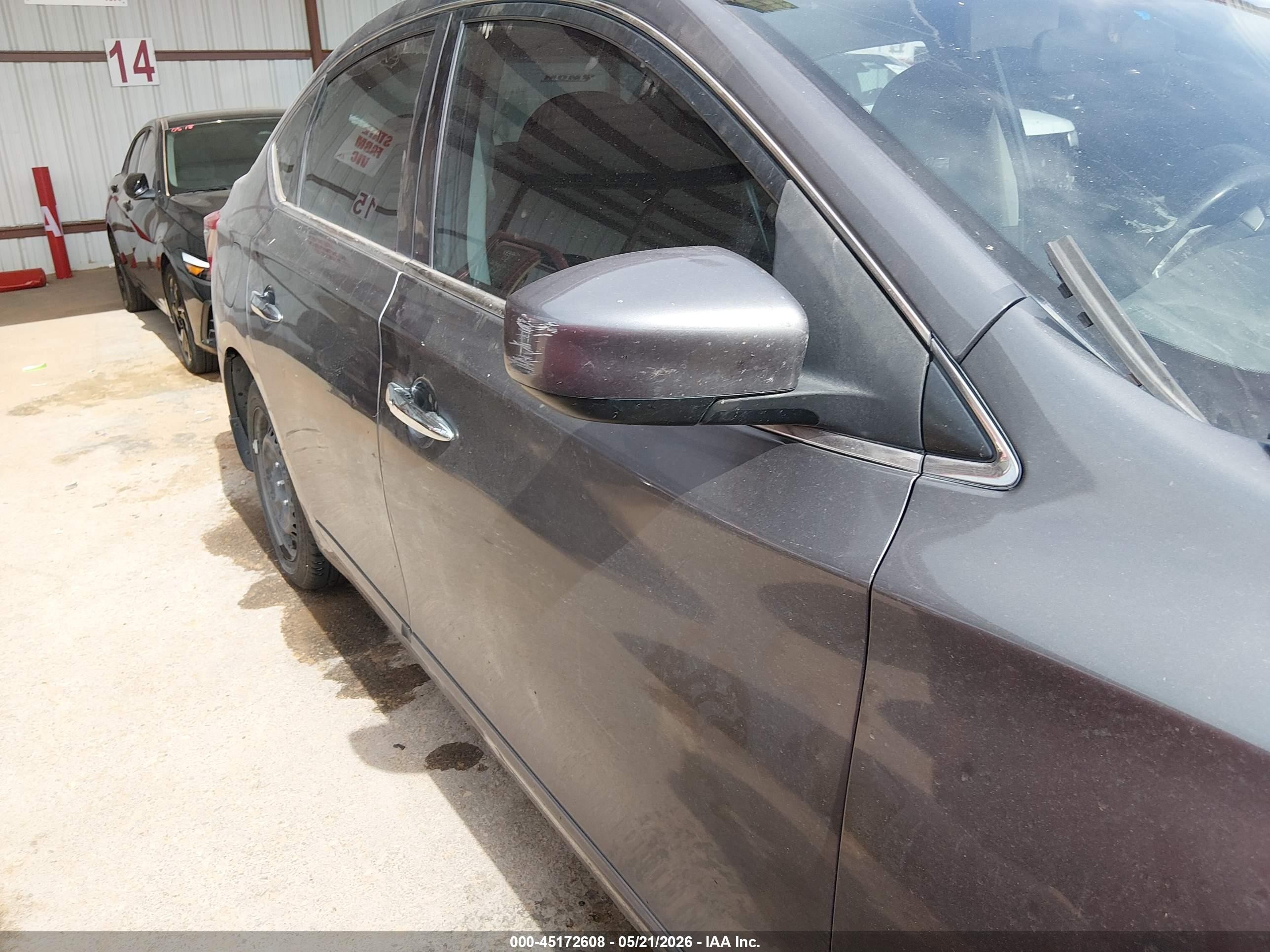 2015 Nissan Sentra Sv Gray vin: 3N1AB7AP2FY289001