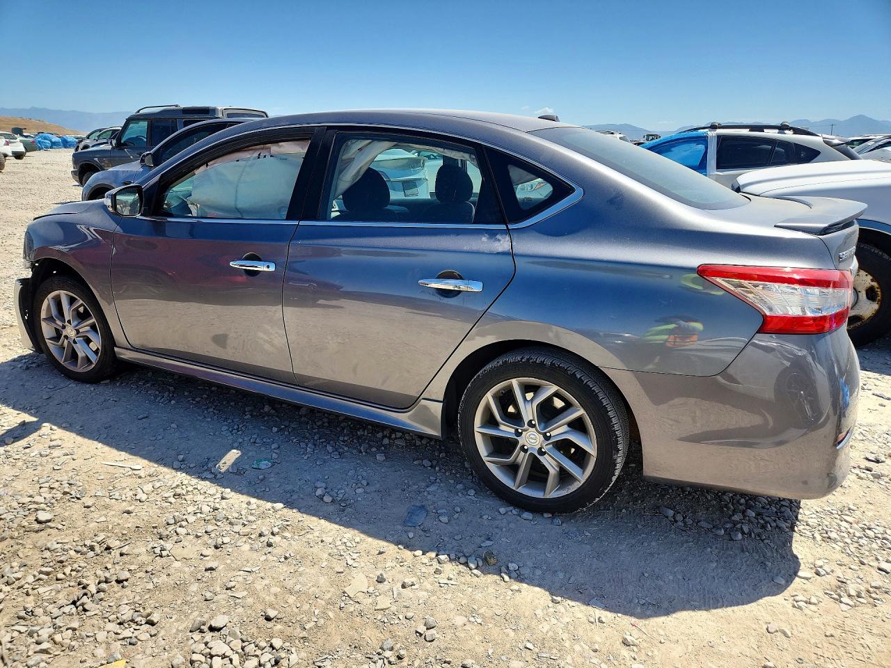 2015 Nissan Sentra Sr Серый vin: 3N1AB7AP2FY298345