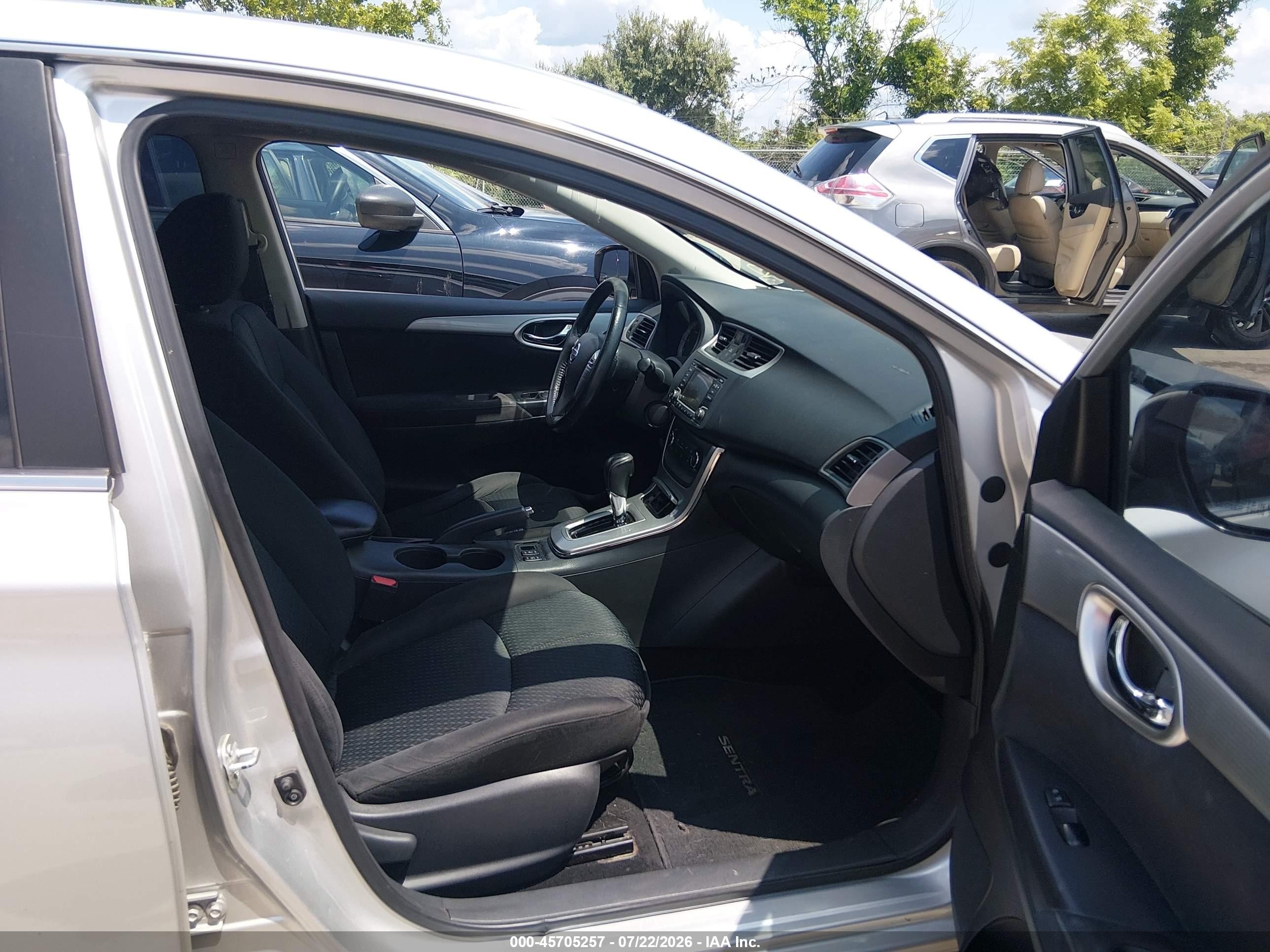 2015 Nissan Sentra Sr Gray vin: 3N1AB7AP2FY298989