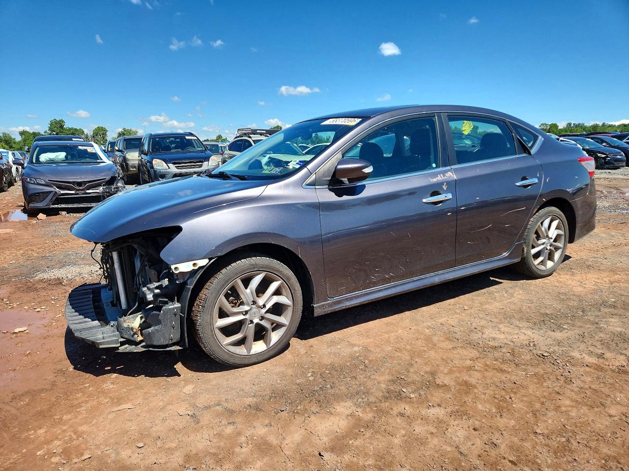 2015 Nissan Sentra Sr Charcoal vin: 3N1AB7AP2FY301972