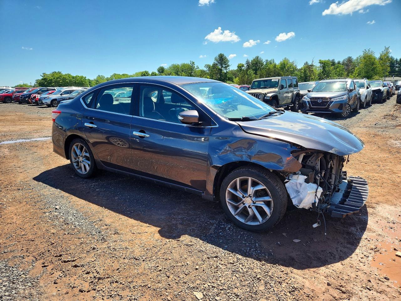 2015 Nissan Sentra Sr Charcoal vin: 3N1AB7AP2FY301972