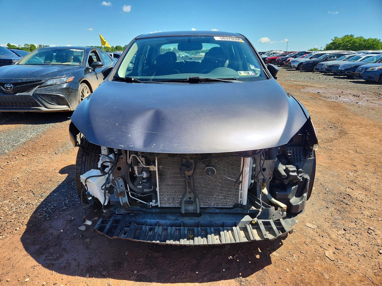 2015 Nissan Sentra Sr Charcoal vin: 3N1AB7AP2FY301972