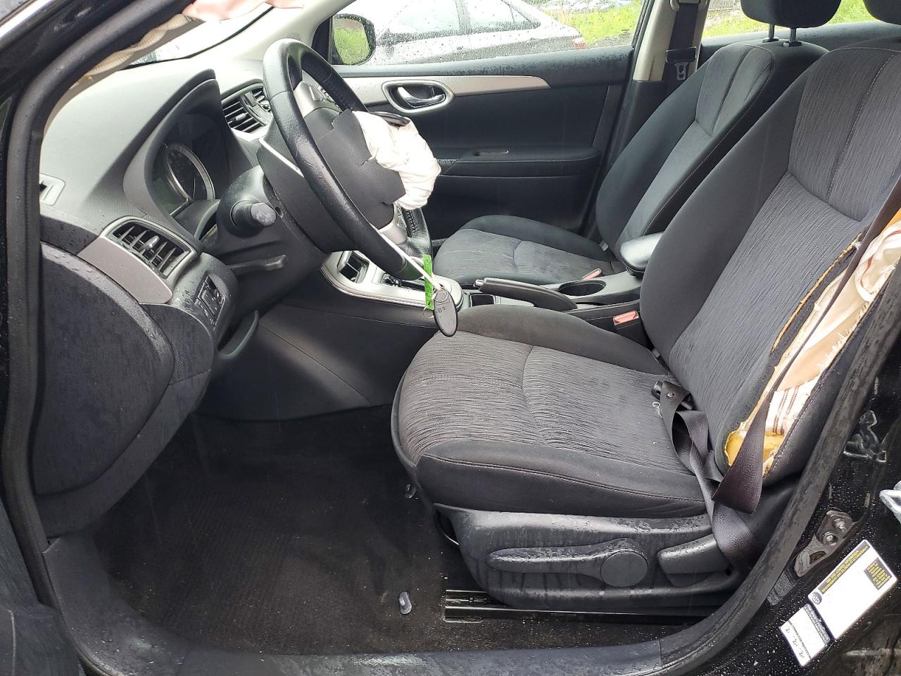 2015 Nissan Sentra Sv Черный vin: 3N1AB7AP2FY304578