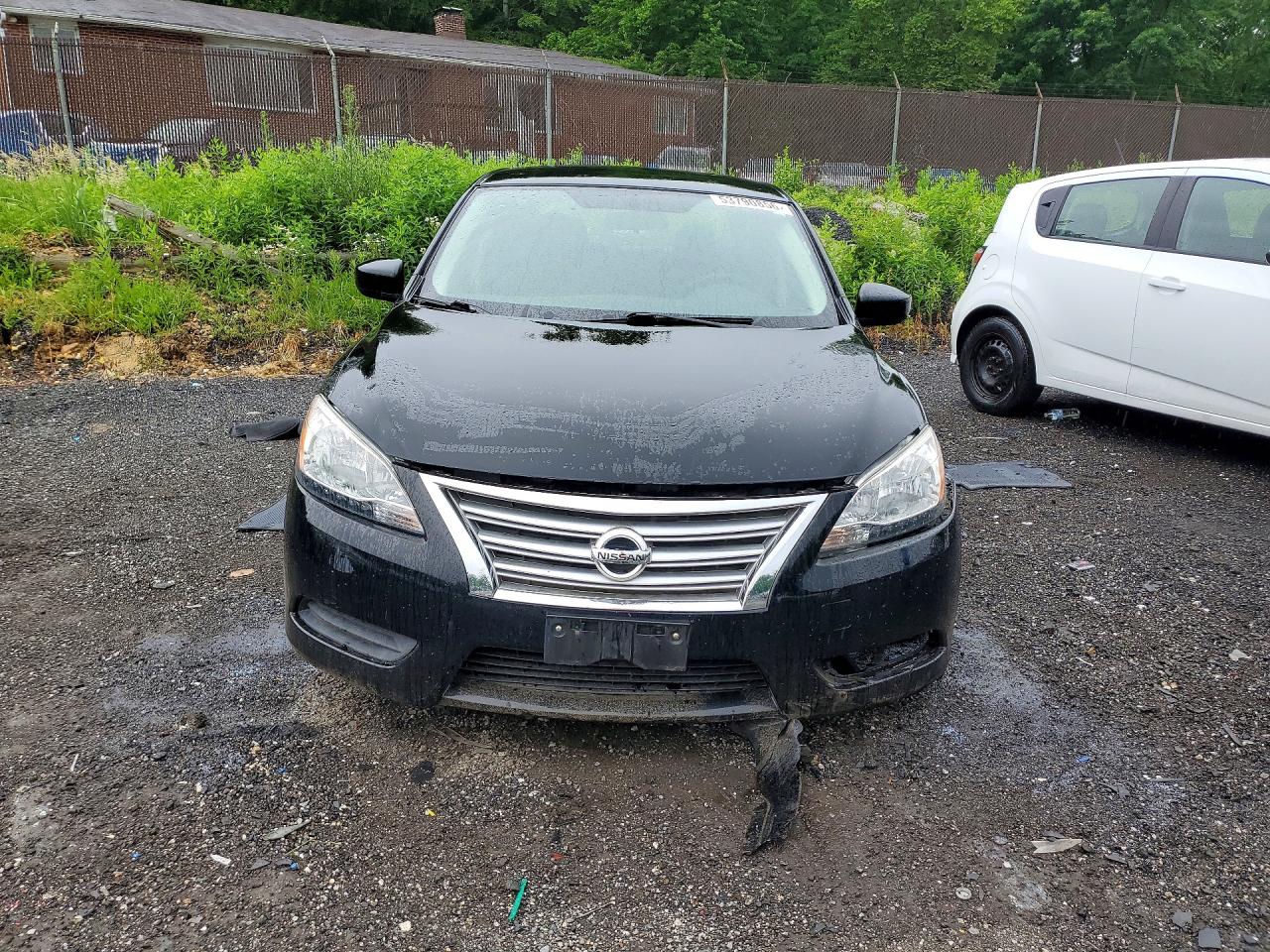 2015 Nissan Sentra Sv Черный vin: 3N1AB7AP2FY304578