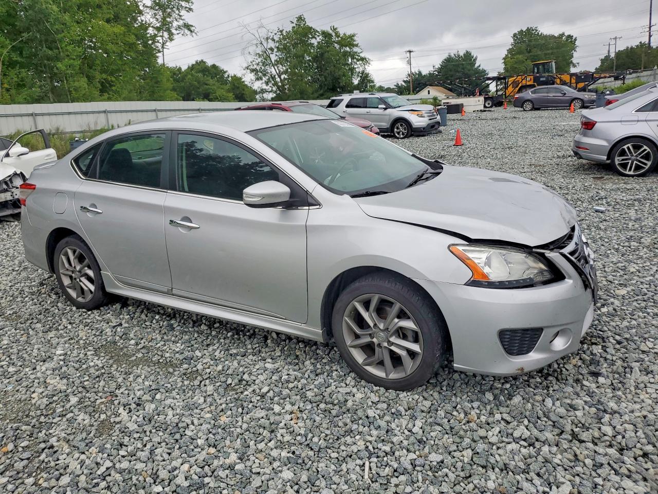 2015 Nissan Sentra Sr Silver vin: 3N1AB7AP2FY305388