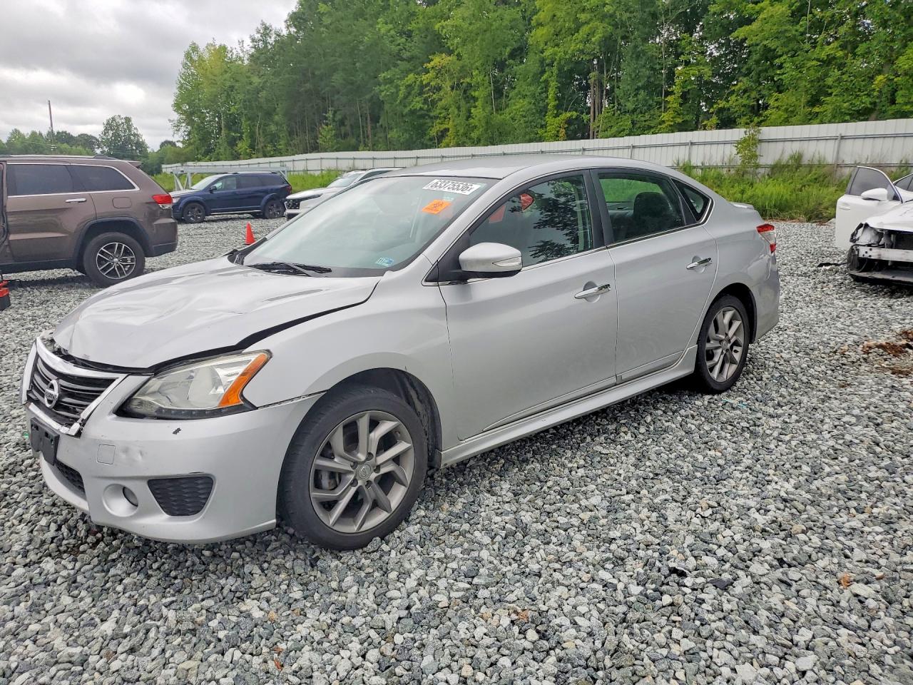 2015 Nissan Sentra Sr Серебряный vin: 3N1AB7AP2FY305388
