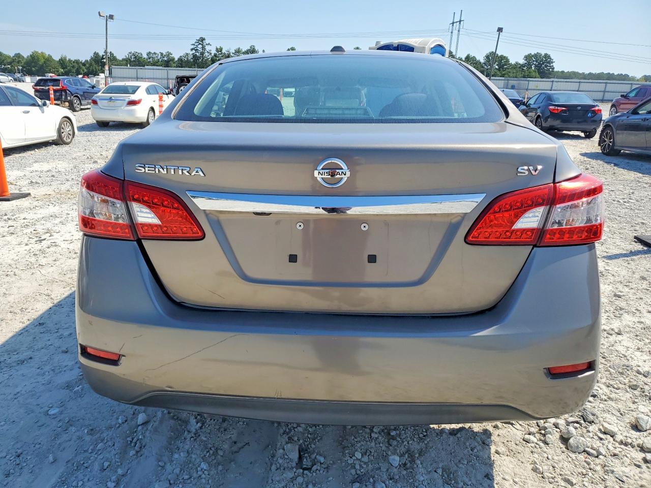 2015 Nissan Sentra Sv Gray vin: 3N1AB7AP2FY308517