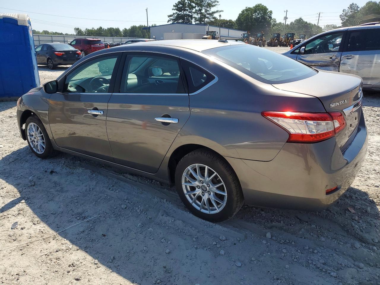 2015 Nissan Sentra Sv Gray vin: 3N1AB7AP2FY308517
