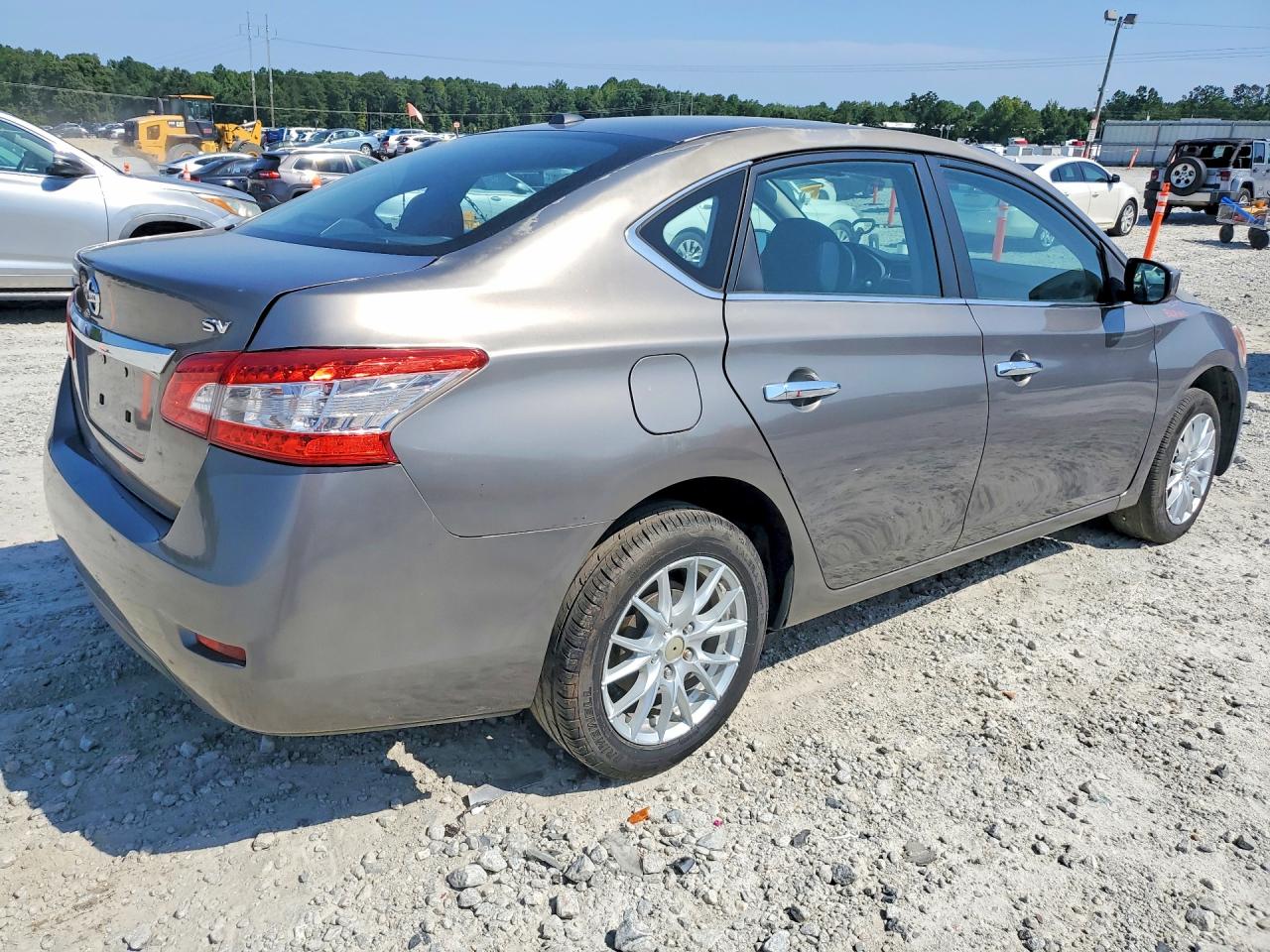 2015 Nissan Sentra Sv Gray vin: 3N1AB7AP2FY308517