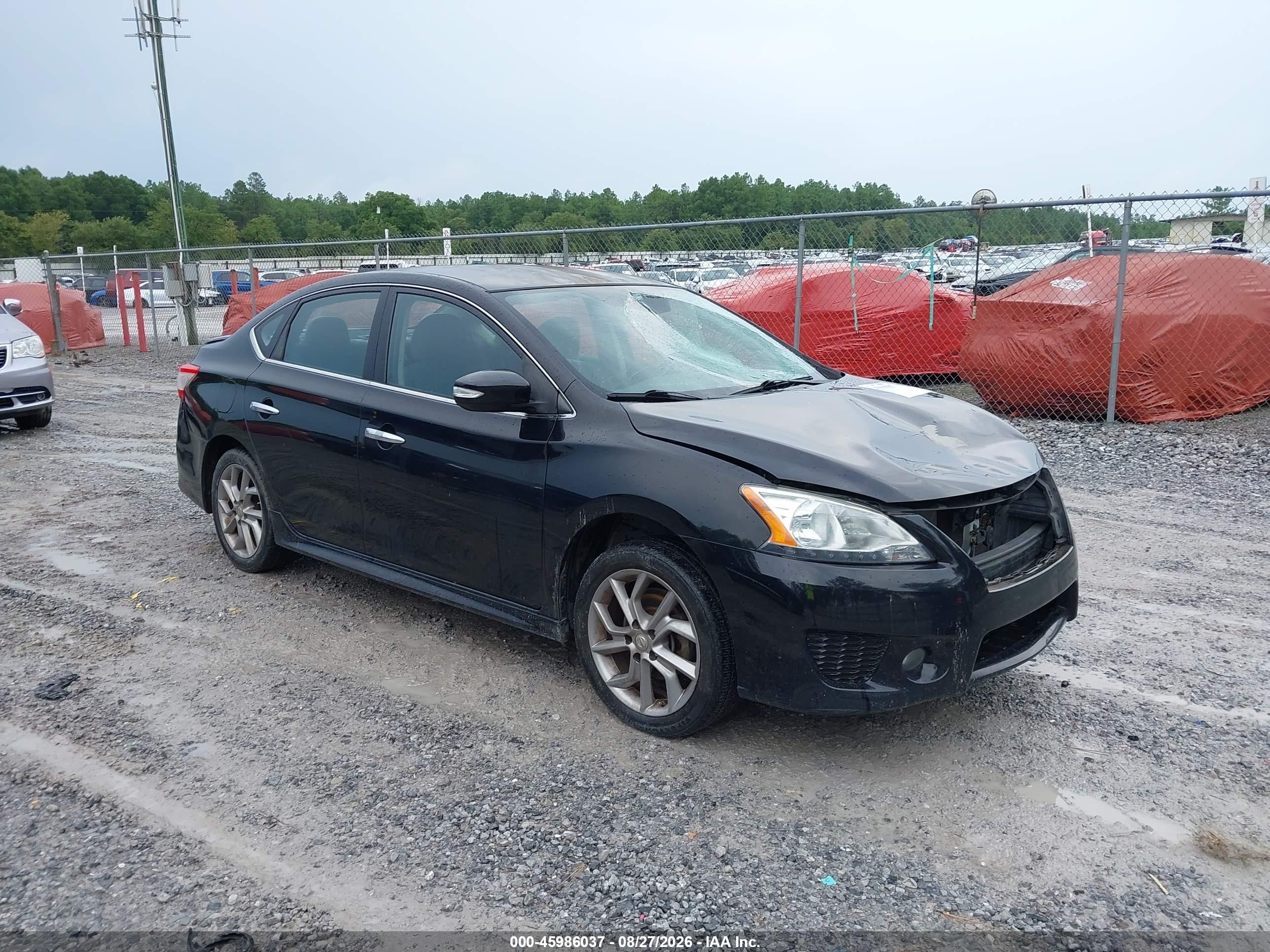 2015 Nissan Sentra Sr Black vin: 3N1AB7AP2FY313426