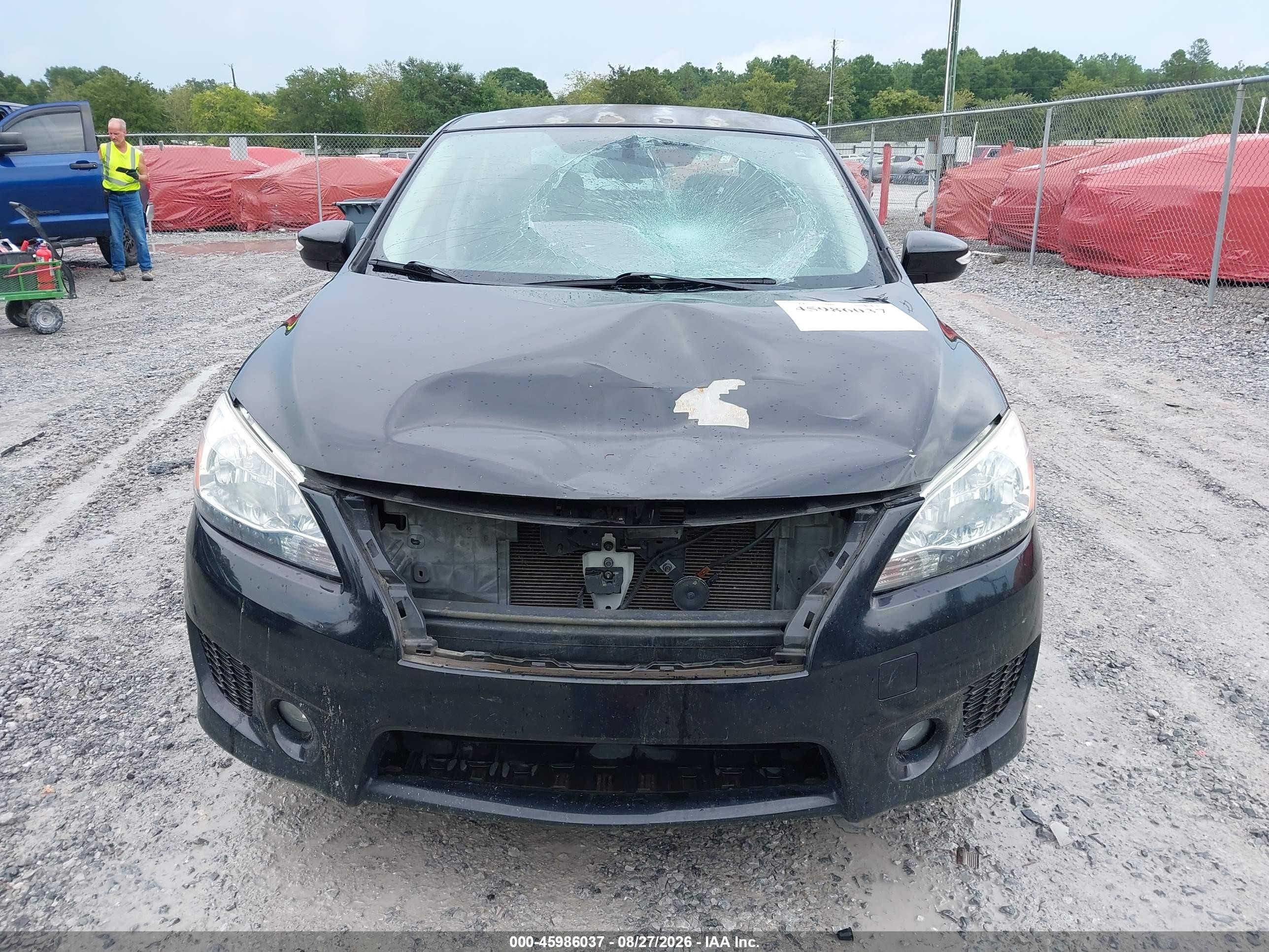 2015 Nissan Sentra Sr Черный vin: 3N1AB7AP2FY313426