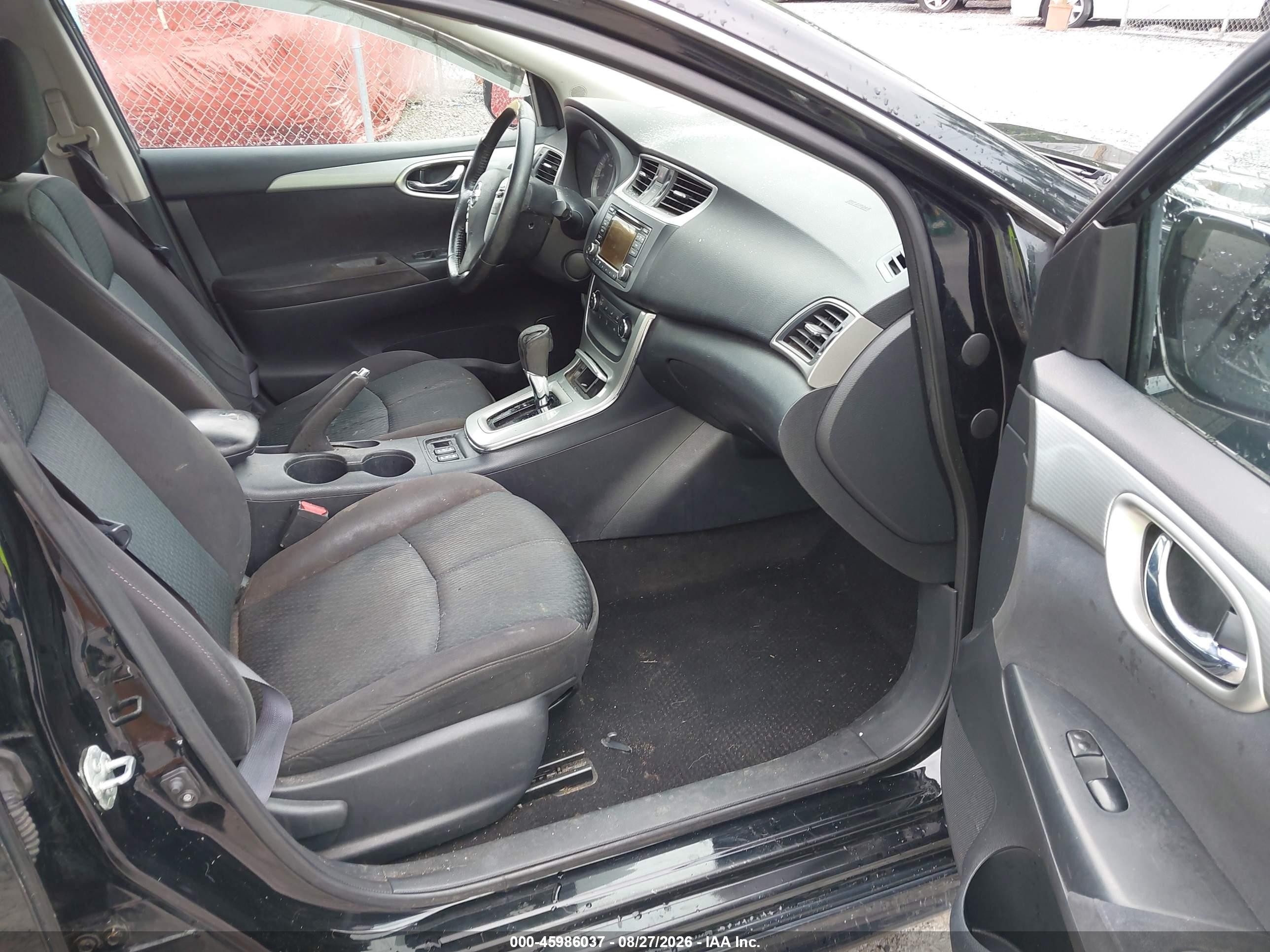 2015 Nissan Sentra Sr Черный vin: 3N1AB7AP2FY313426