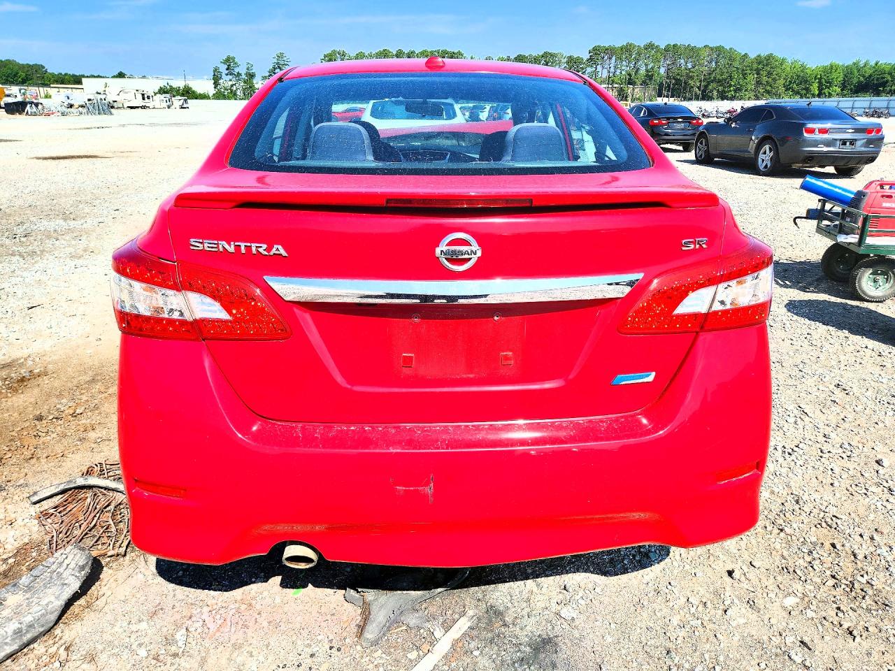 2015 Nissan Sentra Sr Red vin: 3N1AB7AP2FY317413