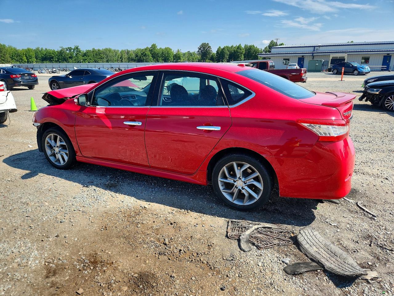 2015 Nissan Sentra Sr Red vin: 3N1AB7AP2FY317413