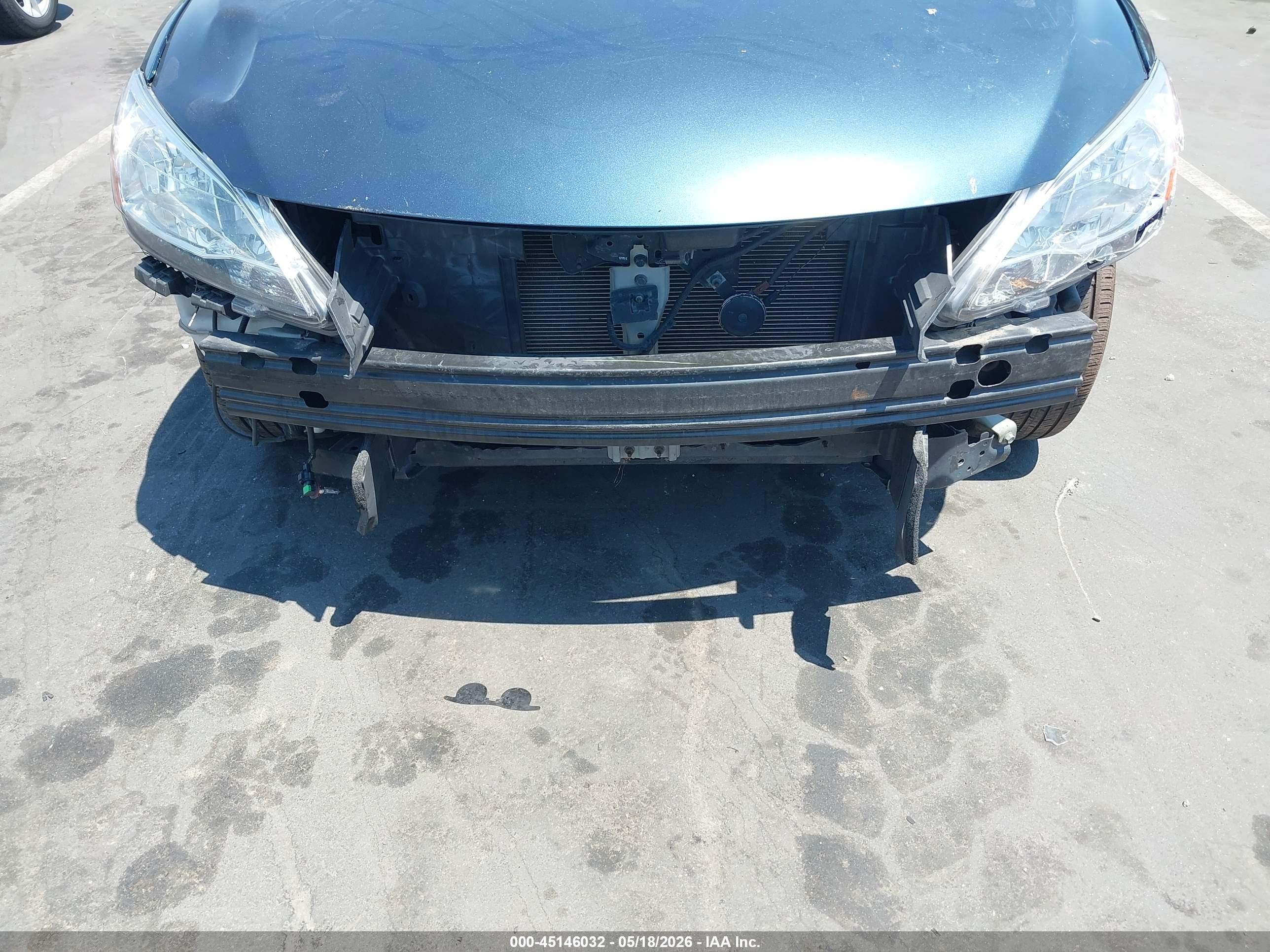 2015 Nissan Sentra Sl Blue vin: 3N1AB7AP2FY322613