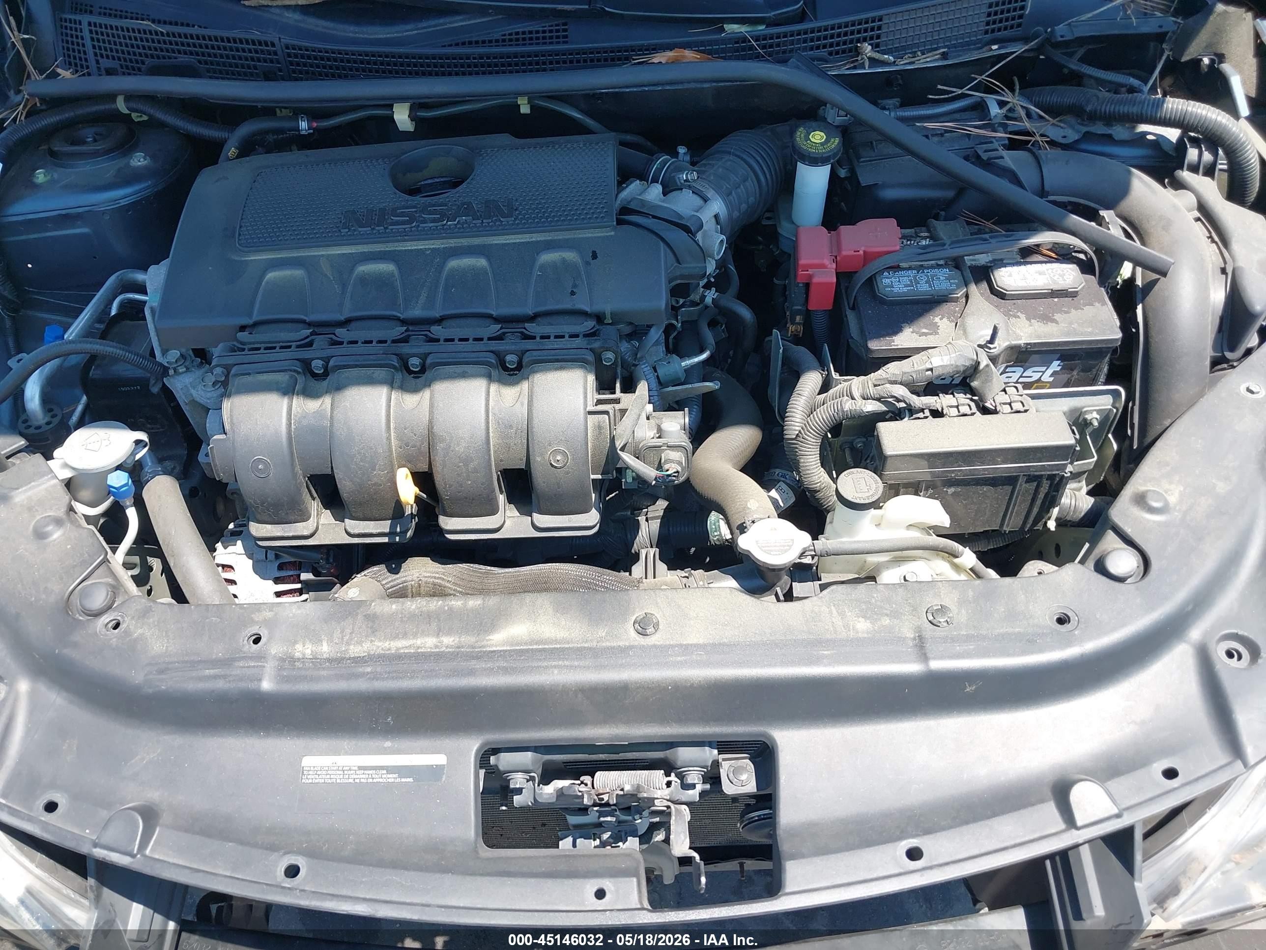 2015 Nissan Sentra Sl Blue vin: 3N1AB7AP2FY322613
