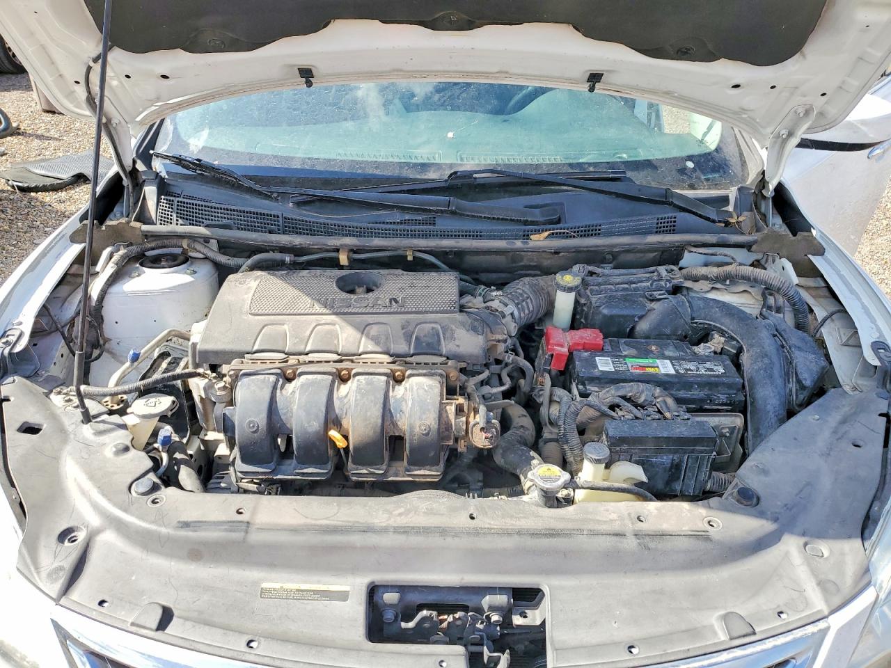 2015 Nissan Sentra S White vin: 3N1AB7AP2FY326094
