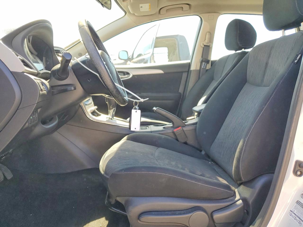 2015 Nissan Sentra Sv White vin: 3N1AB7AP2FY326757