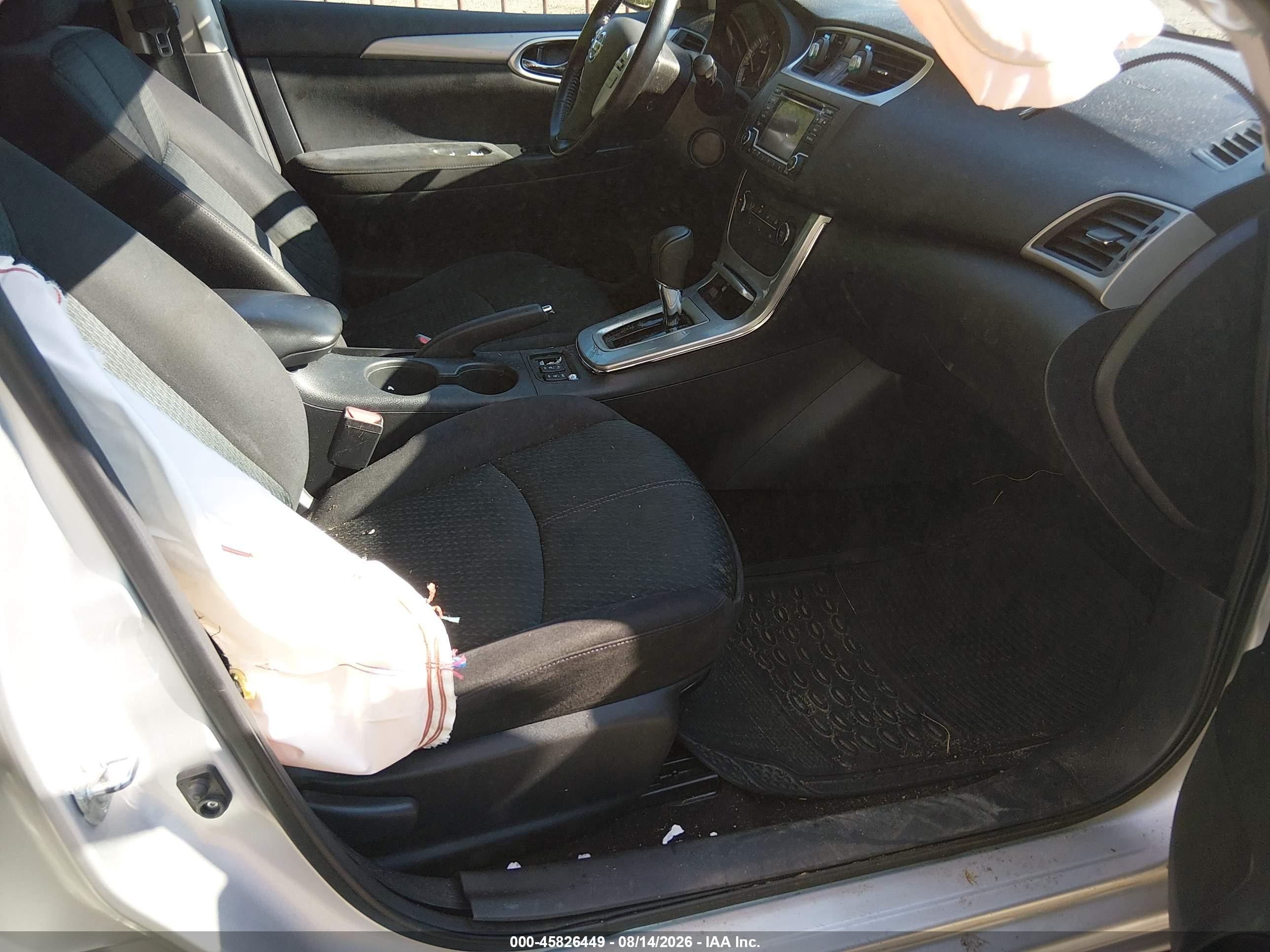 2015 Nissan Sentra Sr Silver vin: 3N1AB7AP2FY330128