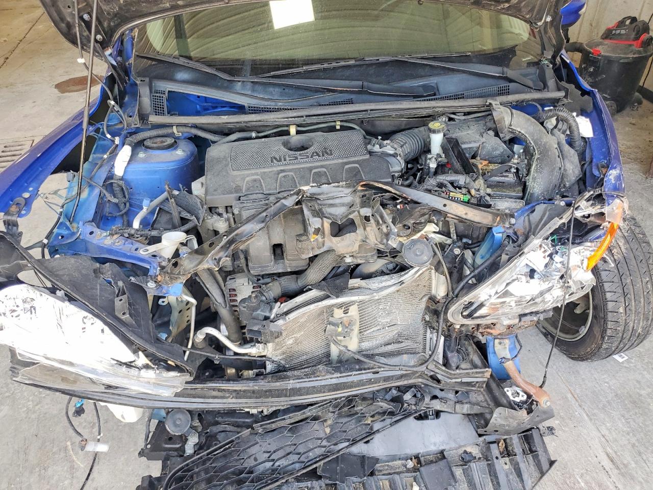 2015 Nissan Sentra Sr Blue vin: 3N1AB7AP2FY335071
