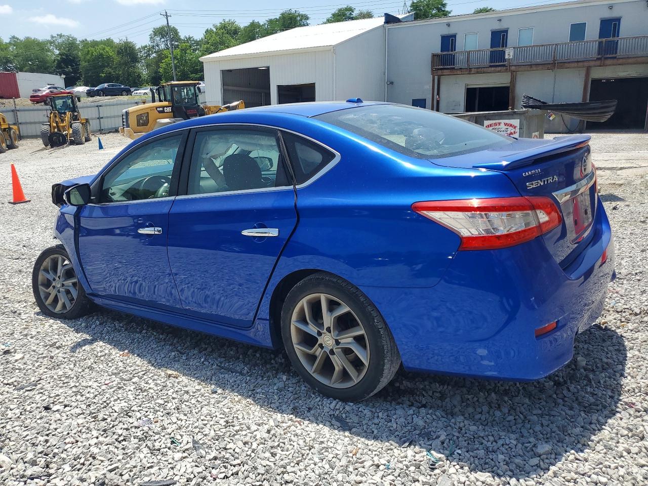 2015 Nissan Sentra Sr Blue vin: 3N1AB7AP2FY335071