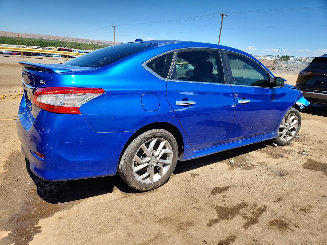 2015 Nissan Sentra Sr Blue vin: 3N1AB7AP2FY339458