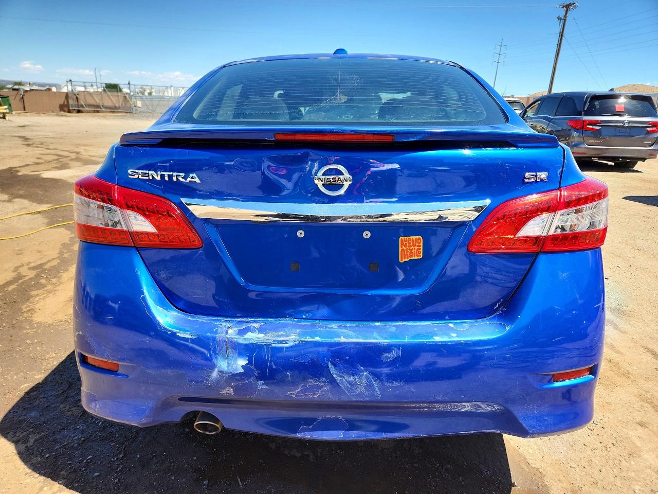 2015 Nissan Sentra Sr Blue vin: 3N1AB7AP2FY339458