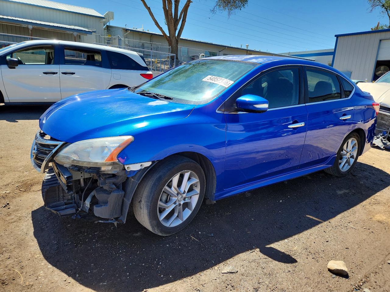 2015 Nissan Sentra Sr Blue vin: 3N1AB7AP2FY339458