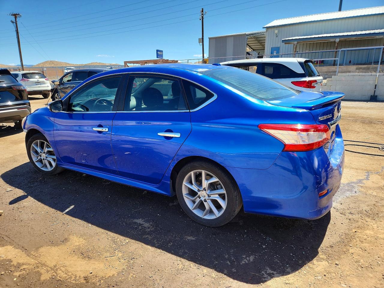 2015 Nissan Sentra Sr Blue vin: 3N1AB7AP2FY339458