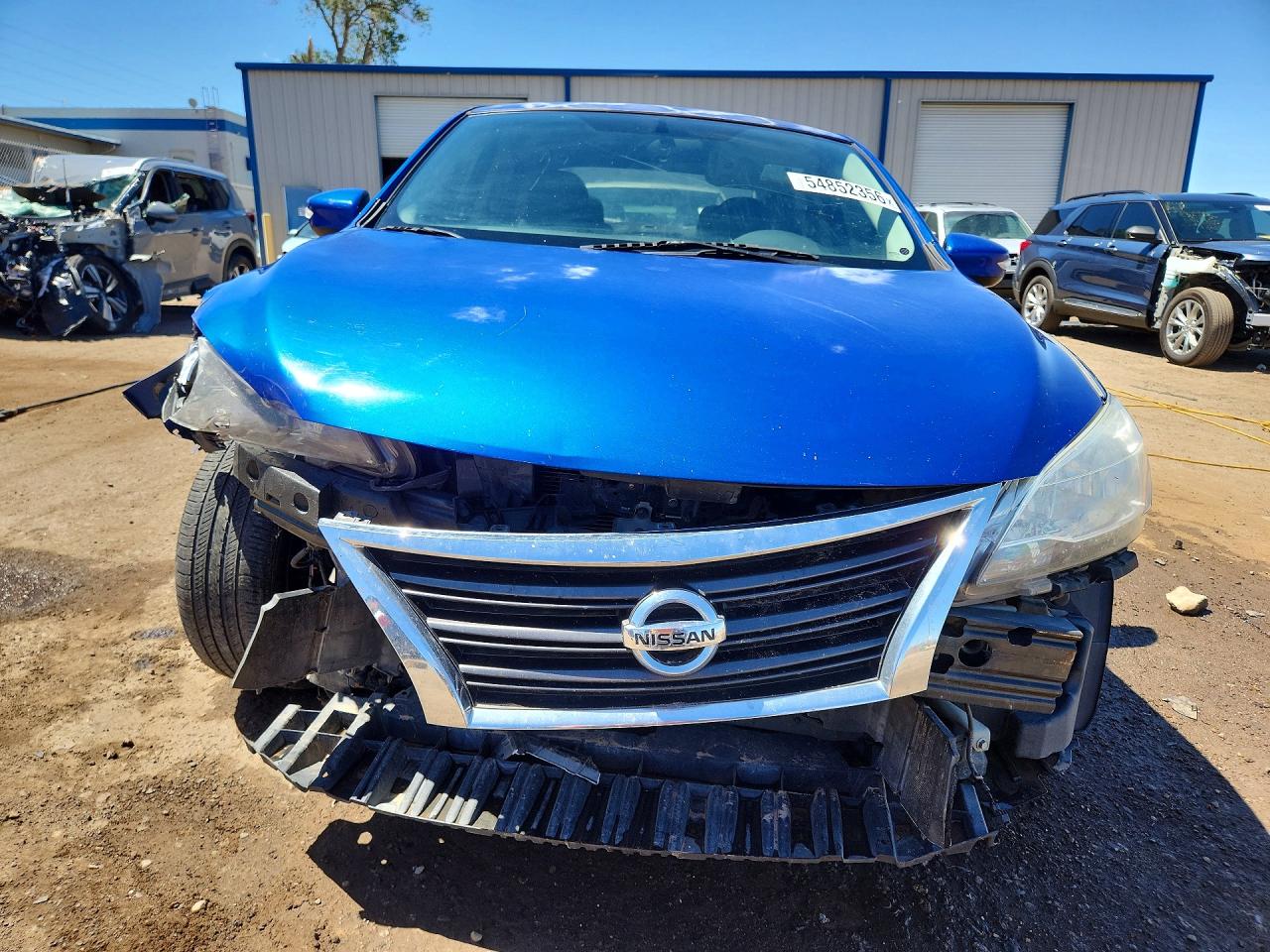 2015 Nissan Sentra Sr Blue vin: 3N1AB7AP2FY339458