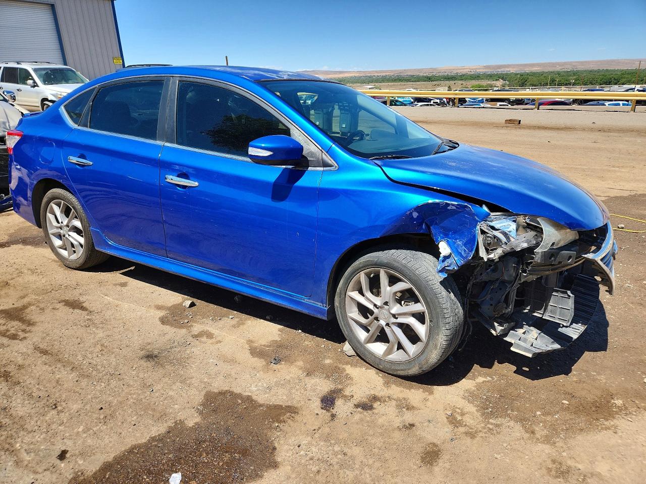 2015 Nissan Sentra Sr Blue vin: 3N1AB7AP2FY339458