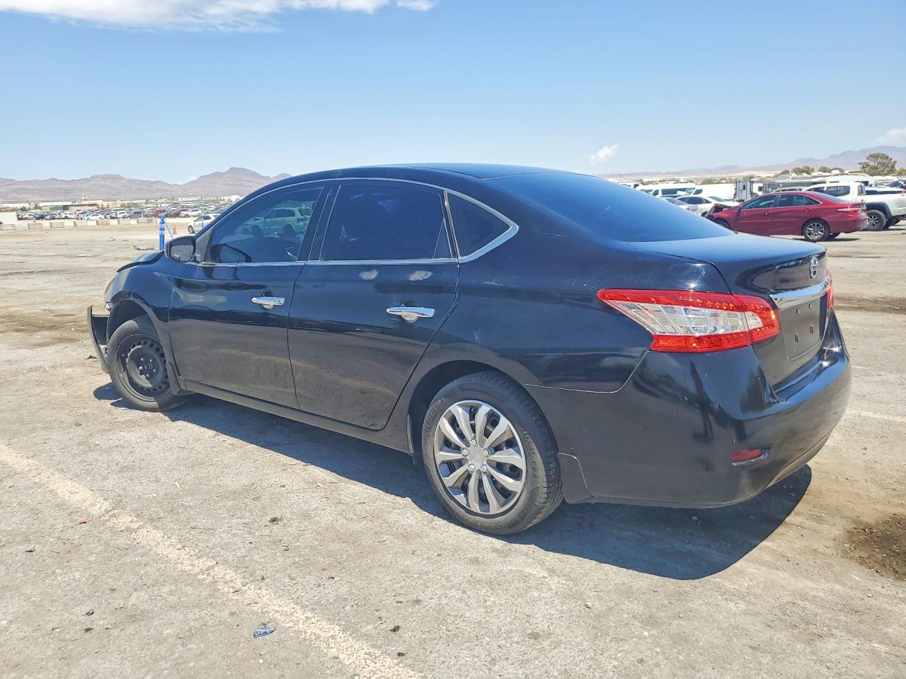 2015 Nissan Sentra S Black vin: 3N1AB7AP2FY339671