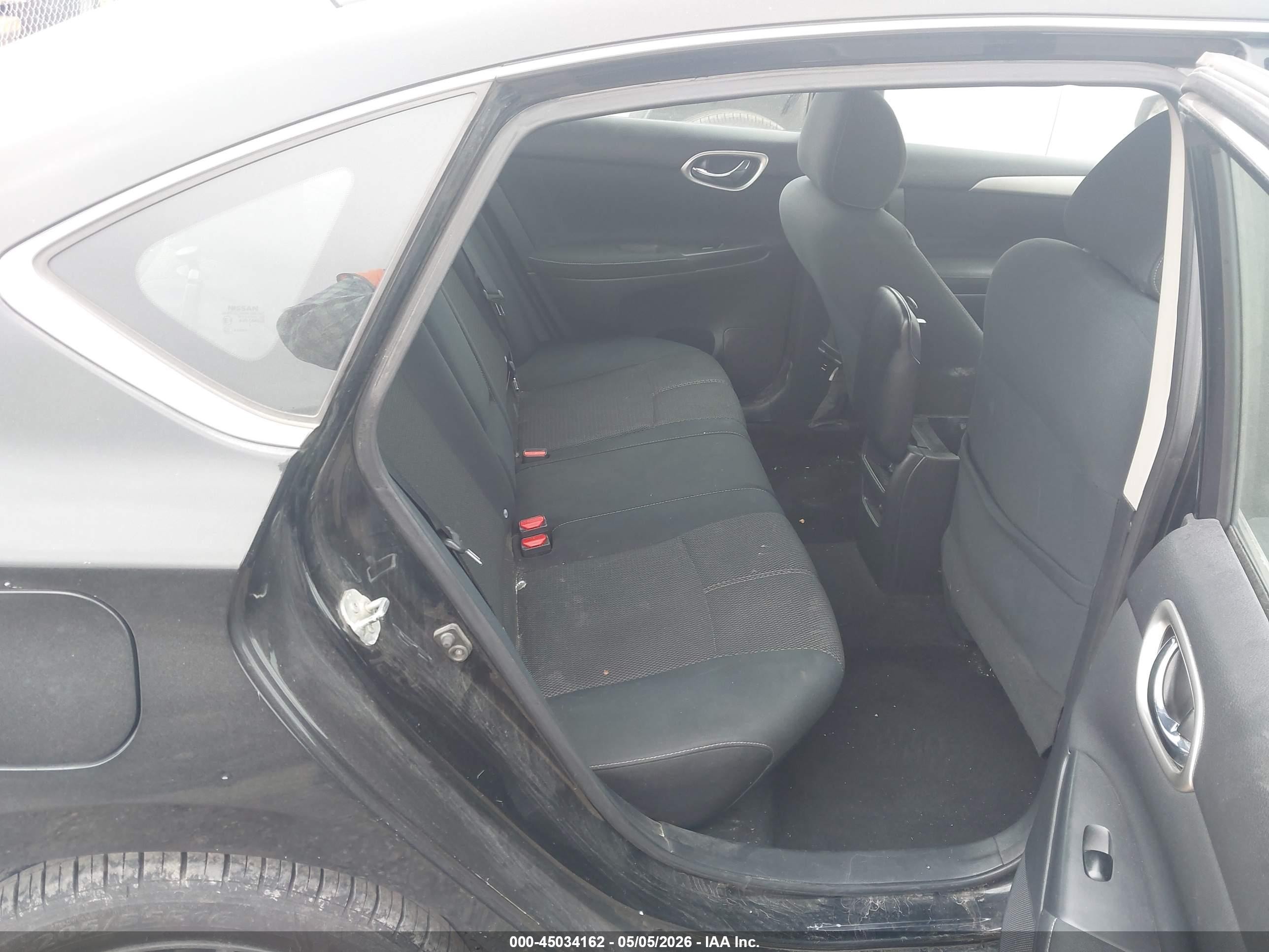2015 Nissan Sentra S Черный vin: 3N1AB7AP2FY345602
