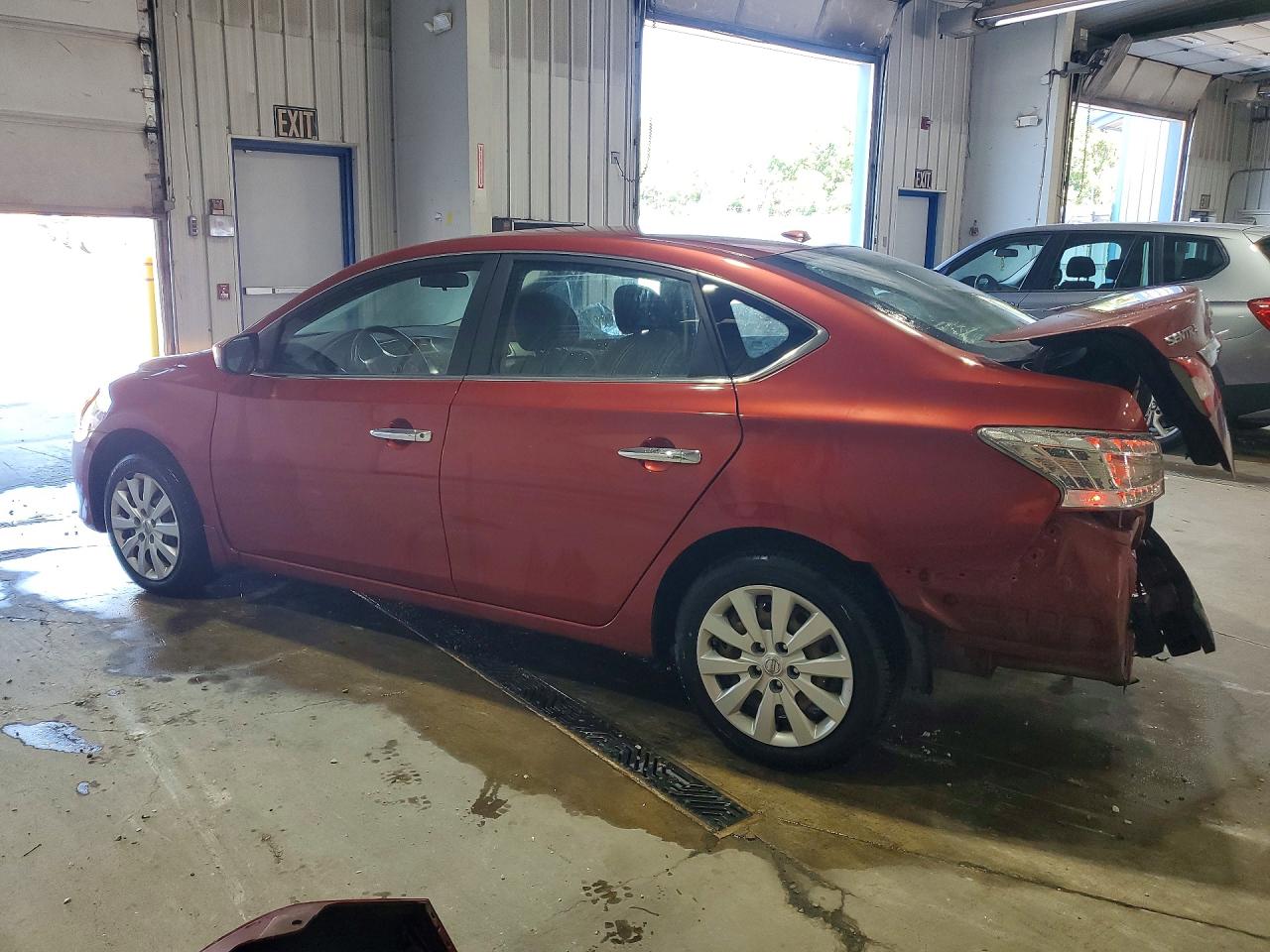 2015 Nissan Sentra Sv Red vin: 3N1AB7AP2FY351285