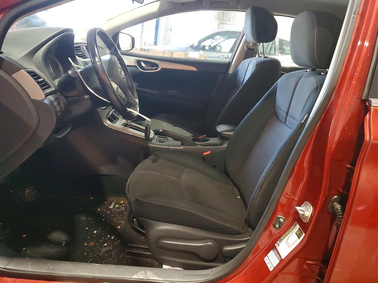 2015 Nissan Sentra Sv Red vin: 3N1AB7AP2FY351285