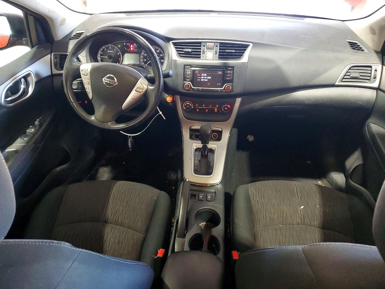 2015 Nissan Sentra Sv Red vin: 3N1AB7AP2FY351285